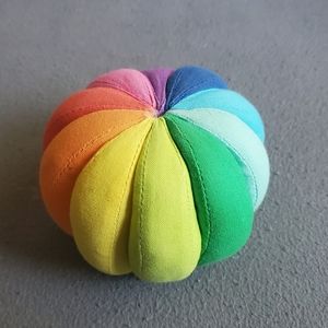 Lovevery organic cotton rainbow ball